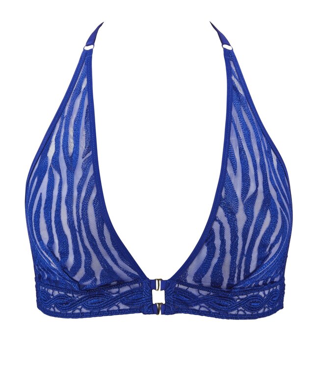 Aubade Paris Wild Pulse Triangle Bralette Blue Sensation