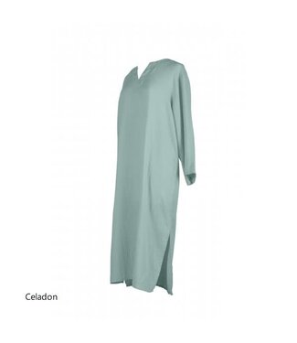 Haomy Tuniek Dili Voile de Coton Celadon