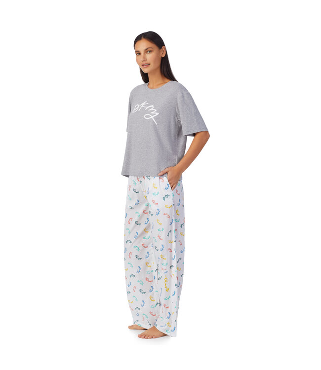 DKNY Weekend Kickoff S/S Sleepset White Logo