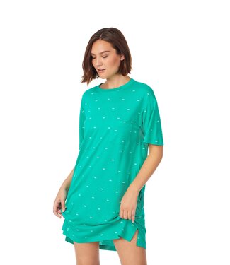 DKNY City Lights S/S Sleepshirt  Deep Green Logo