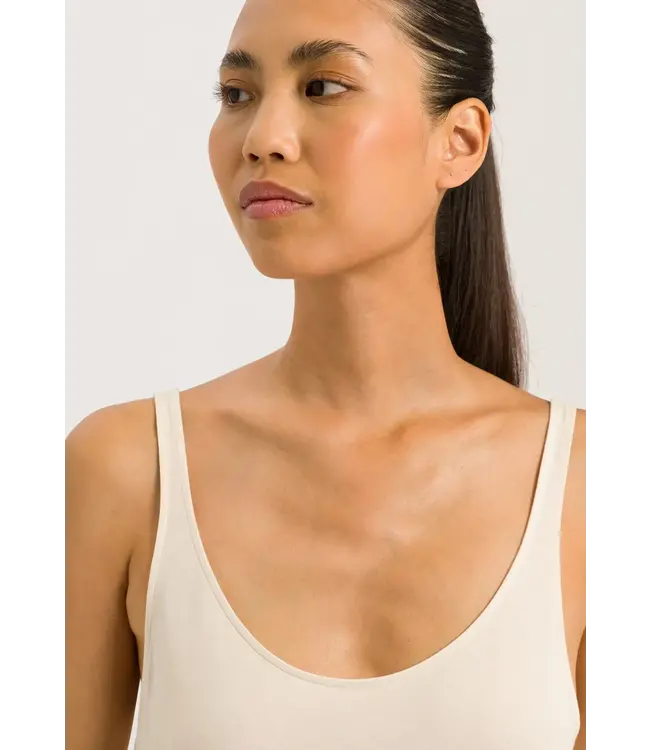 Hanro Laura Sleeveless Nightdress Antique White