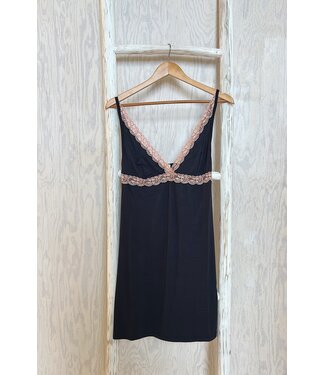 Pink Label Slipdress Bamboo Lace Yacht Blue