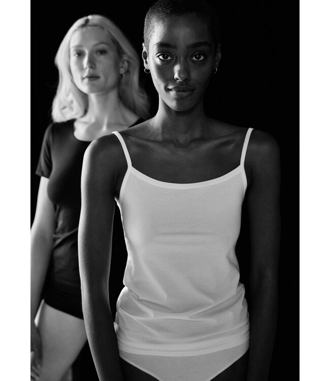 Calida Spaghetti Top Natural Comfort White (11075)