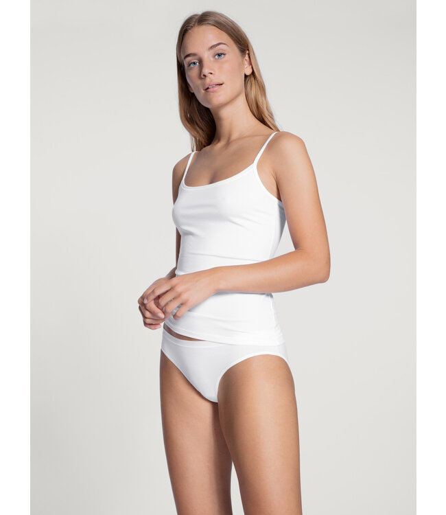 Calida Spaghetti Top Natural Comfort White (11075)
