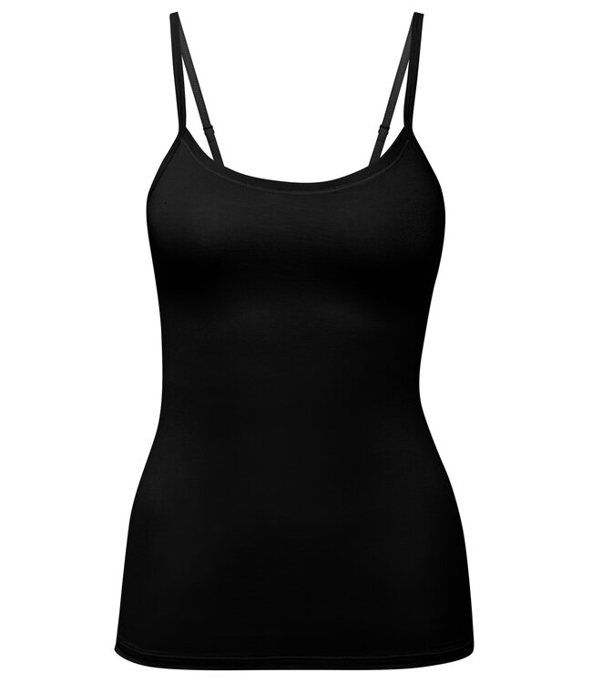 Calida Spaghetti Top Natural Comfort Black (11075)