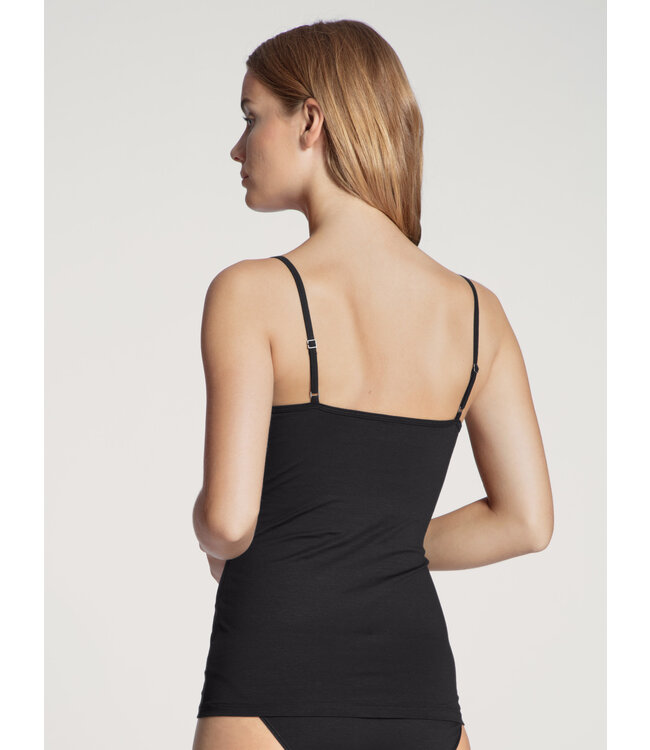 Calida Spaghetti Top Natural Comfort Black (11075)