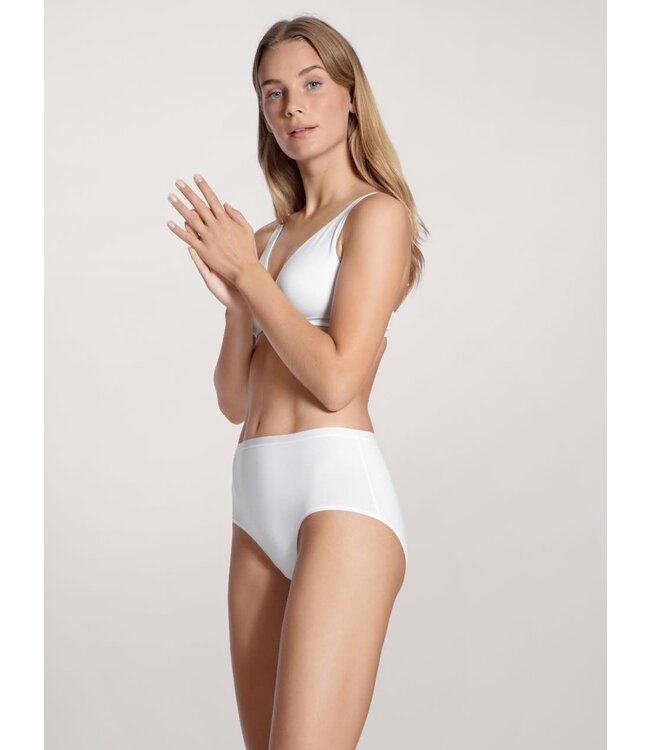 Calida High Waist Brief Natural Comfort White (21375)