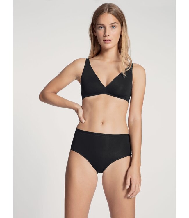Calida High Waist Brief Natural Comfort Black (21375)