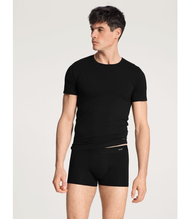 Calida Boxer Brief Elastic Cotton Code Black(25390)