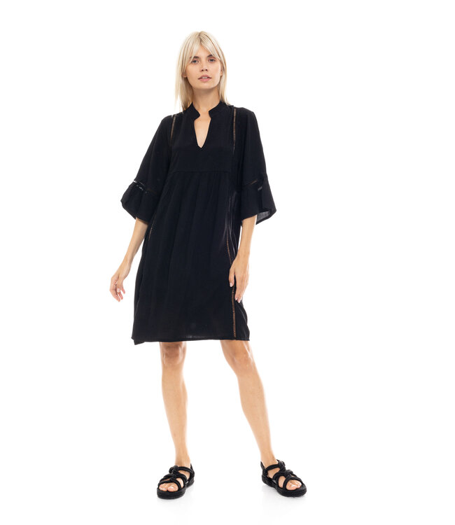 Pink Label Beachwear Dress Solid Black