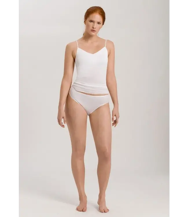 Hanro Seamless Padded Spaghetti Top White