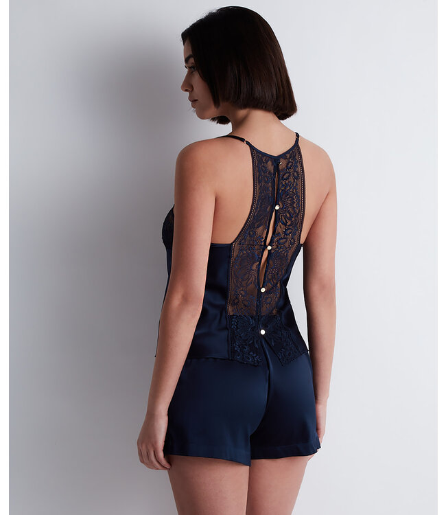Aubade Paris Midnight Whisper Blue Top & Short Evening Blue