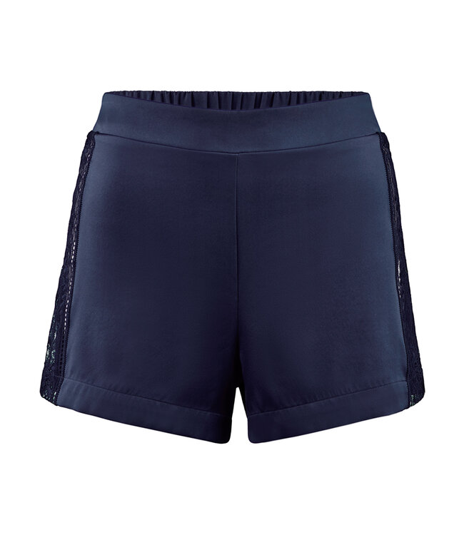 Aubade Paris Midnight Whisper Blue Top & Short Evening Blue