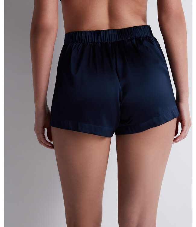 Aubade Paris Midnight Whisper Blue Top & Short Evening Blue