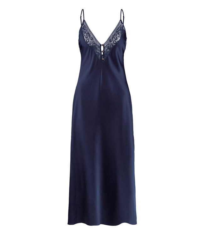 Aubade Paris Midnight Whisper Nuisette Longue Evening Blue