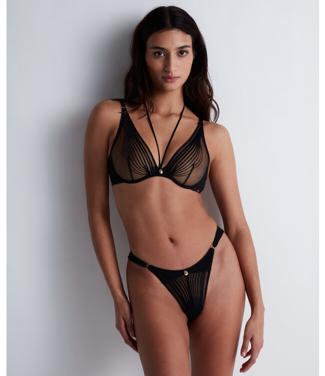 Aubade Paris Sumptuous Waves Triangle BH Smoky Attraction