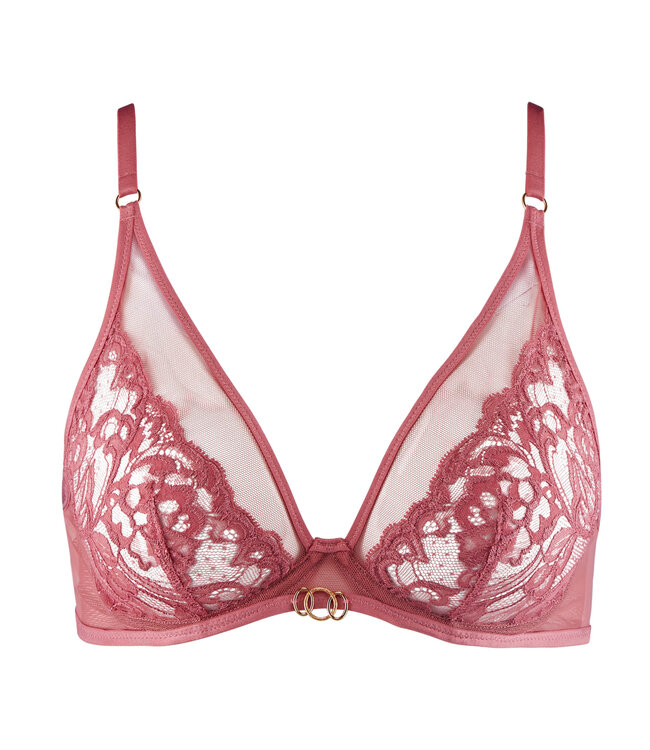 Aubade Paris Feeling Myself Triangle BH Rosewood