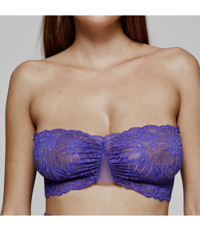 SARDA Shavonne Non Padded Strapless Bra Funky Violet