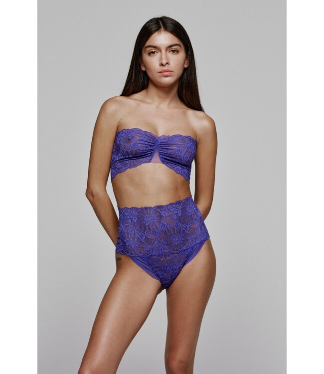 SARDA Shavonne Non Padded Strapless Bra Funky Violet