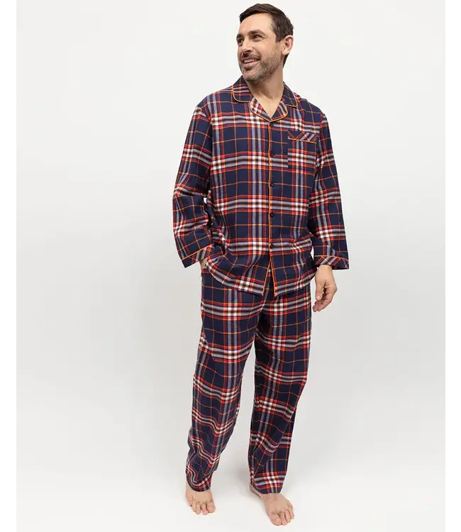 Cyberjammies Taylor Brushed Pyjama Pants Navy Mix