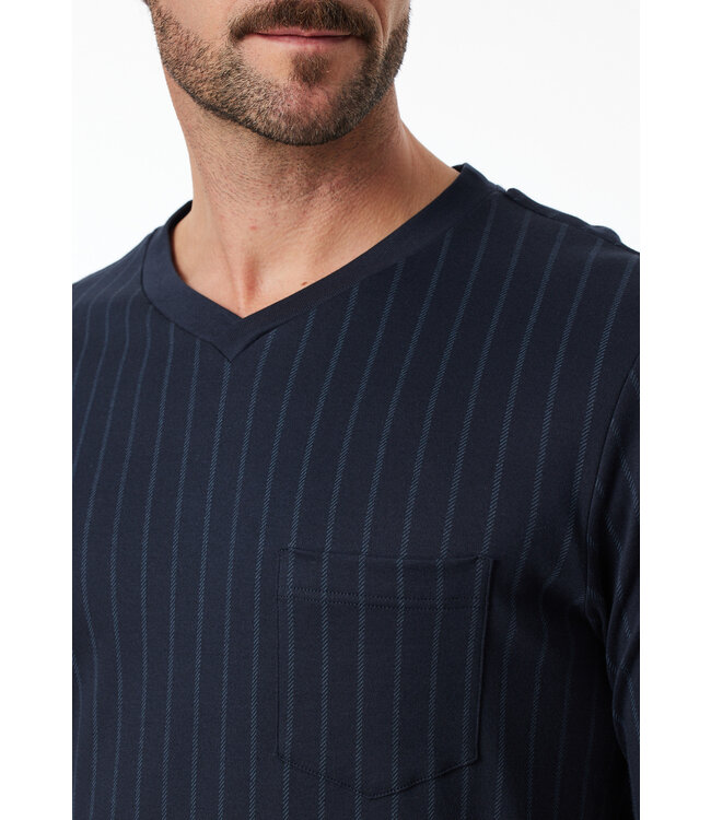 Schiesser Heren Nachthemd Night Blue