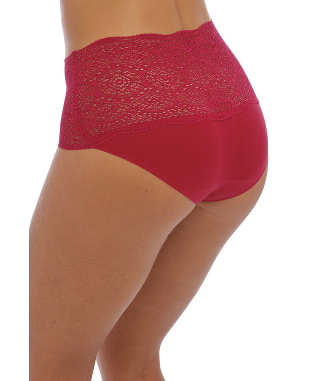 Fantasie Lace Ease Invisible Stretch Full Brief Red