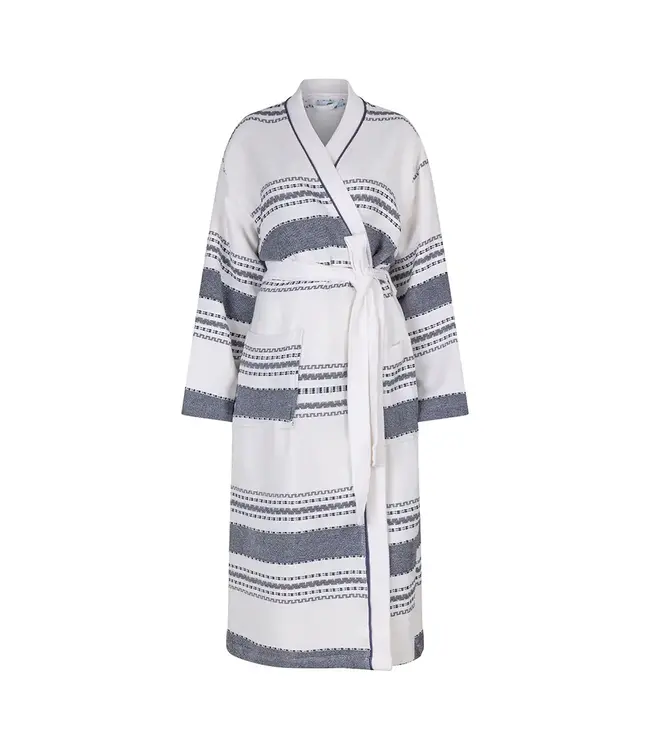 Zus en Zomer Bathrobe Kimono Uni Syma Navy