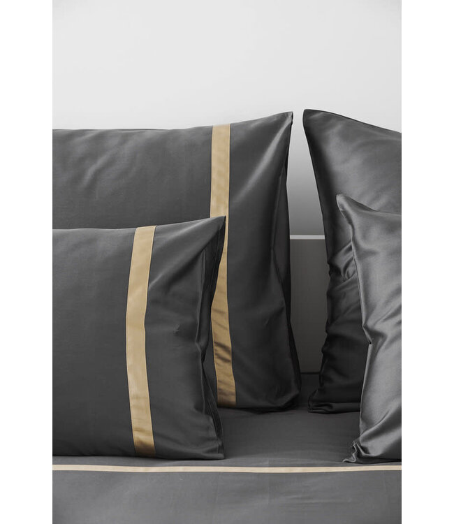 Passion Home Linen Ribbon Dekbedovertrek Antracite