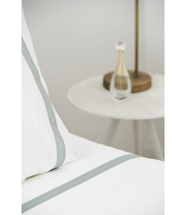 Passion Home Linen Ribbon Dekbedovertrek Green