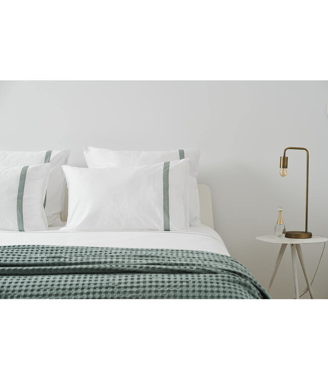 Passion Home Linen Ribbon Dekbedovertrek Green