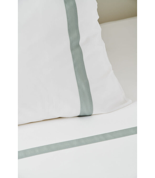 Passion Home Linen Ribbon Dekbedovertrek Green