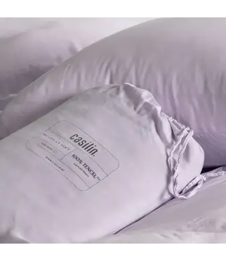 Casilin Tencel Satijn Dekbedovertrek Lila