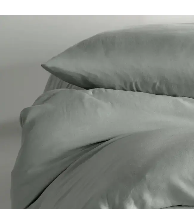 Casilin Tencel Satijn Dekbedovertrek Sage Green