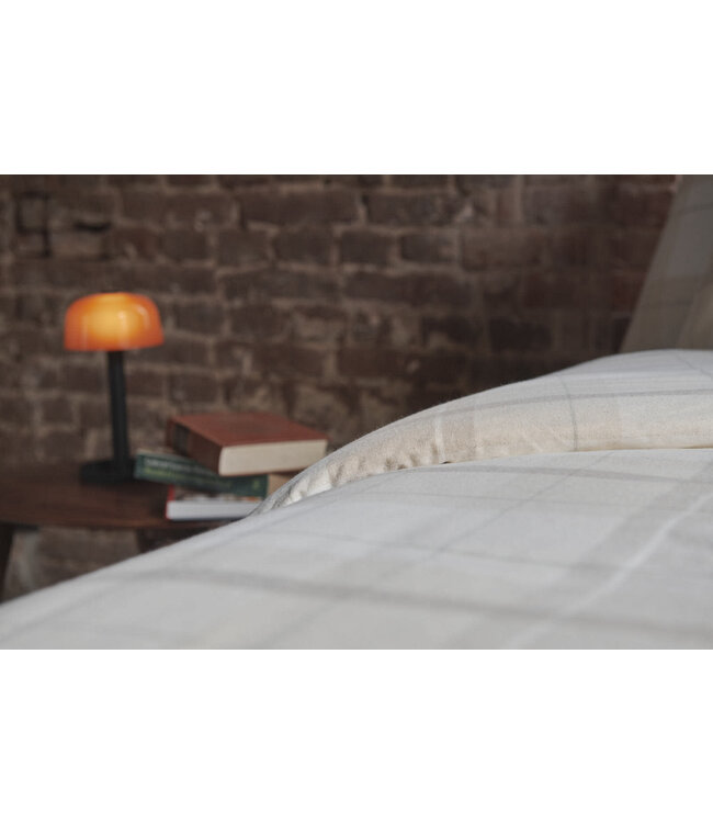 Passion Home Linen Rolf Flanel Dekbedovertrek Greige