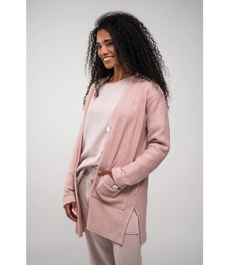 Mira Gebreid Jacket Pink