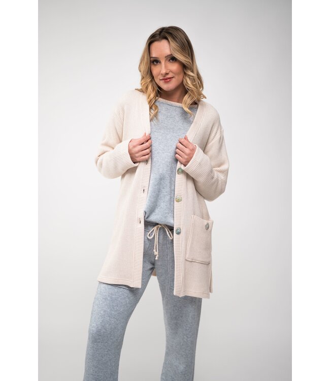 Gebreid Jacket Ecru