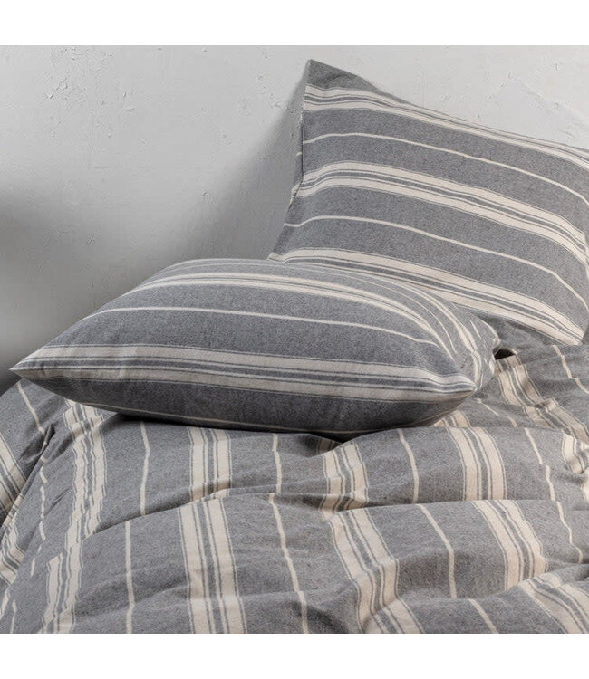 Casilin Archie Flanel Dekbedovertrek Grey