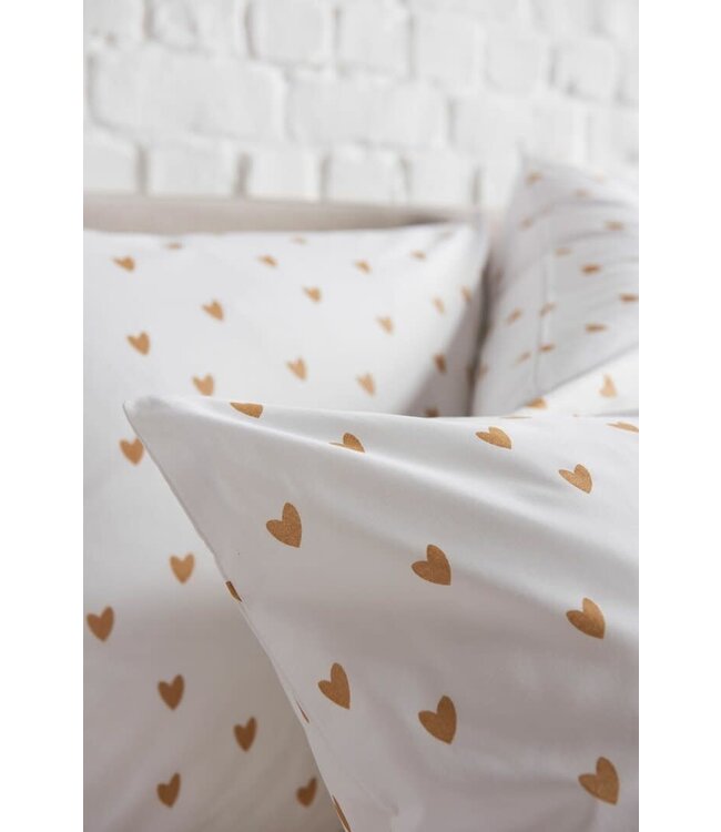 Passion Home Linen Golden Hearts Flanel