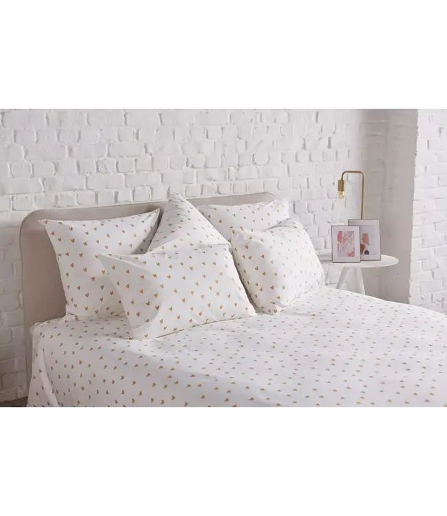 Passion Home Linen Golden Hearts Flanel