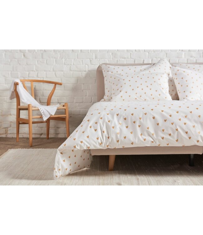 Passion Home Linen Golden Hearts Flanel