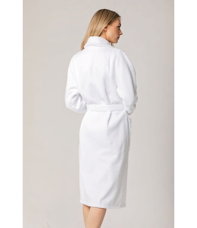 Casilin Unisex Bathrobe Teddy White
