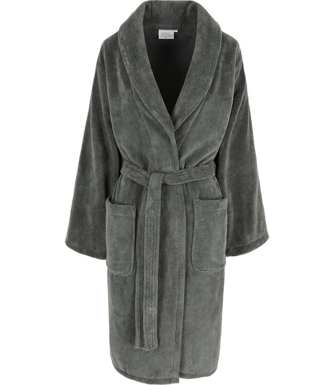 Casilin Unisex Bathrobe Teddy Grey Charcoal