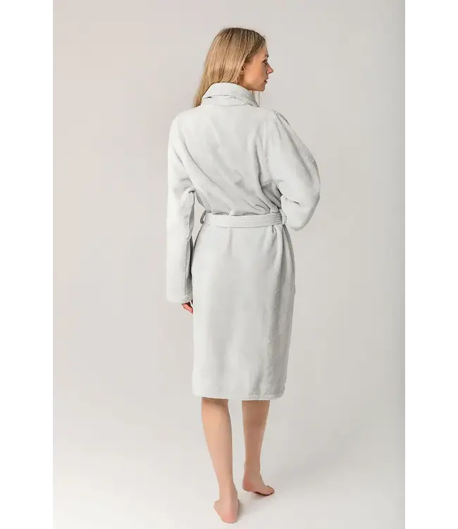 Casilin Unisex Bathrobe Teddy White Smoke
