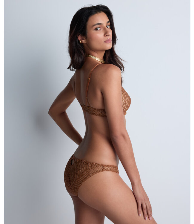 Aubade Paris Triangle Beugelbh Stardust Dream Amber Gold