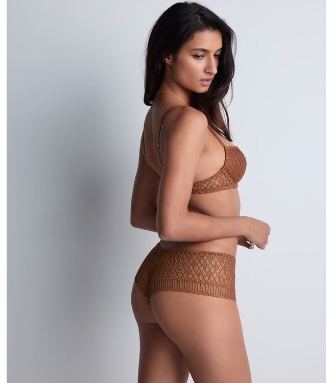 Aubade Paris Shorty Stardust Dream Amber Gold