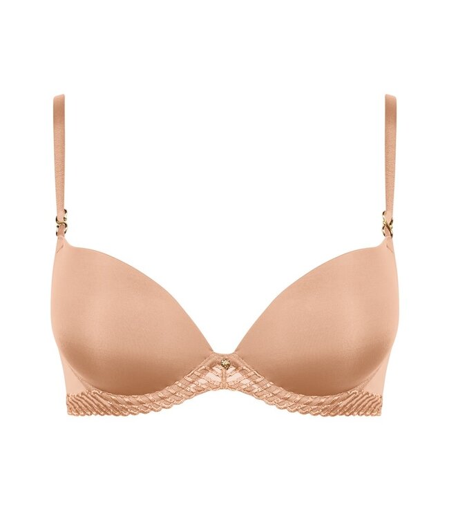 Aubade Paris Plunge Coque BH Sheer Emotion Sand