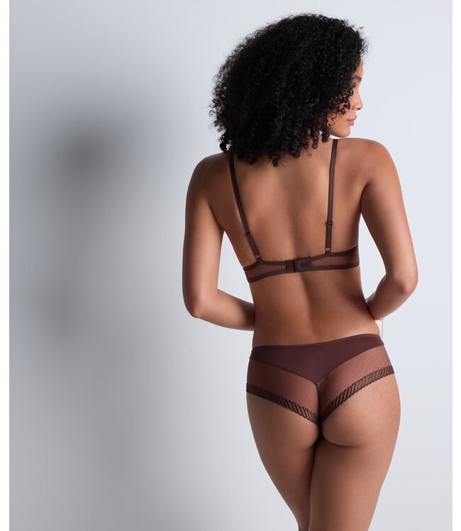 Aubade Paris Shorty Sheer Emotion Sepia