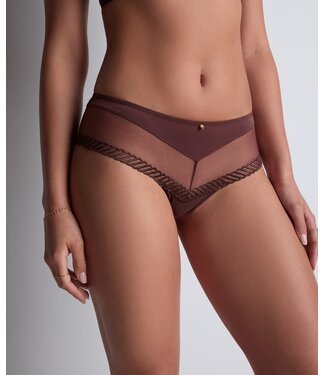 Aubade Paris Shorty Sheer Emotion Sepia