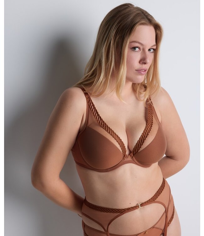 Aubade Paris Triangle Beugelbh Sheer Emotion Honey