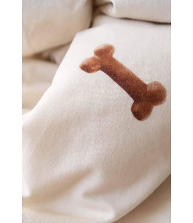 Snurk Dachshund Friends Flanel Dekbedovertrek